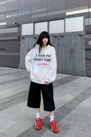 Lightweight Vintage American-Style Hooded Sweatshirt for Men & Women, Trendy Spring & Autumn Couple's Sweatshirt