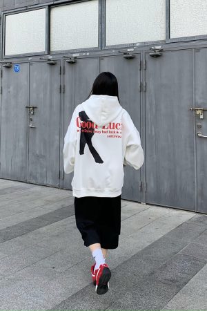 Lightweight Vintage American-Style Hooded Sweatshirt for Men & Women, Trendy Spring & Autumn Couple's Sweatshirt