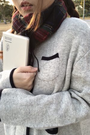 Lightweight Warm Soft Plaid Scarf - Korean Style Wool Touch for Winter Fashion, Perfect Christmas Gift