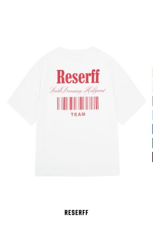 Limited Edition Printed Short Sleeve T-Shirt - American Style Heavyweight Cotton for Couples - Summer High Street Fashion