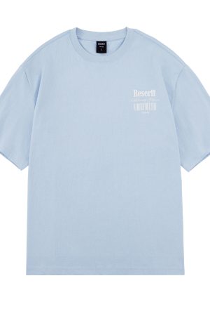 Limited Edition Printed Short Sleeve T-Shirt - American Style Heavyweight Cotton for Couples - Summer High Street Fashion