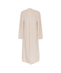 Long Knitted Rattan Coat in Two Colors - Alpaca Mohair 900g for Spring Summer - Chic Layering Piece