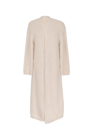 Long Knitted Rattan Coat in Two Colors - Alpaca Mohair 900g for Spring Summer - Chic Layering Piece