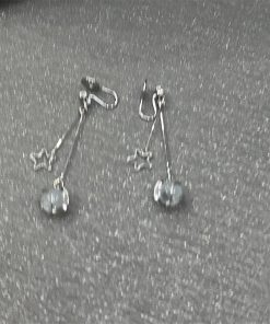 Long Tassel Star Cat's Eye Stone Earrings - Unique Light Luxury High-End Ear Pendants for Chic Style