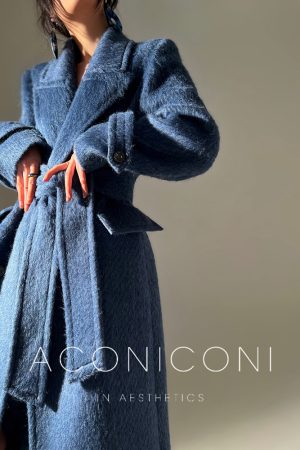 Long Textured Silhouette Suit Coat - High-Quality Woolen Overcoat for Stylish Layering - Perfect for 90s and Y2K Fashion Lovers