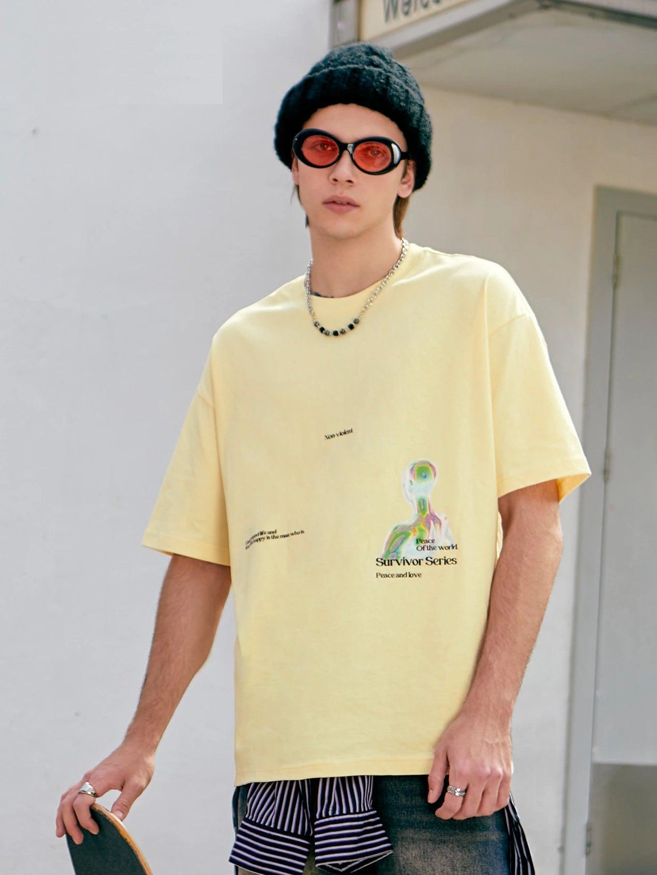 Looks Country, Jean Under Dress - Peace and Love Tee Looks Country, Jean Under Dress - Peace and Love Tee