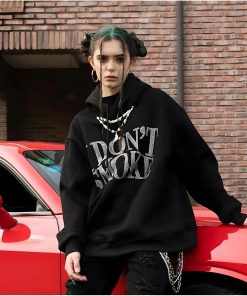 Looks Para Faculdade, Fashion For Girls - I Don't Smoke Rhinestone Hoodie