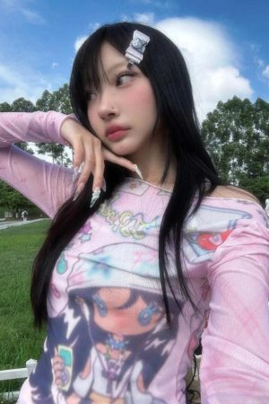 Loose Casual Outfits, Soft Modest Outfits - Pink Mesh Top