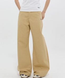 Loose Curved Blade Casual Pants for Men and Women, Wide-Leg Straight Fit, Drapey Style, Spring/Summer 2025, Versatile Fashion Trousers