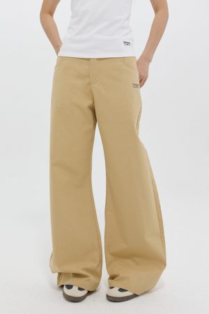 Loose Curved Blade Casual Pants for Men and Women, Wide-Leg Straight Fit, Drapey Style, Spring/Summer 2025, Versatile Fashion Trousers