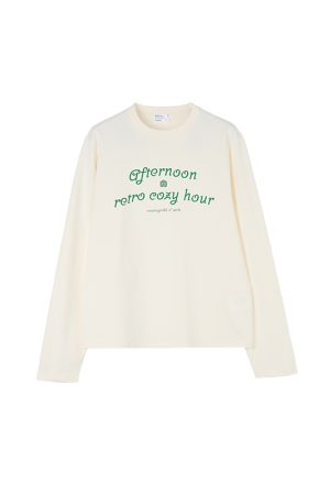 Loose Fit Round Neck Pure Cotton Men's Long Sleeve T-Shirt - Essential Layering Tee for 90s Style Casual Wear