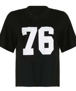 Loose Fit Women's T-Shirt with Personalized Digital Print - Casual Short Sleeve Round Neck Top in European and American Street Style