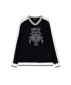 Loose V-Neck Quick-Dry Breathable Men's Long Sleeve T-Shirt - Stylish Casual Top for 90s and Y2K Fashion Enthusiasts