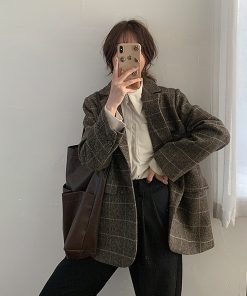 Loose White Corduroy Shirt for Women - Thickened Autumn Winter Layering Top, Trendy Niche Style for Students