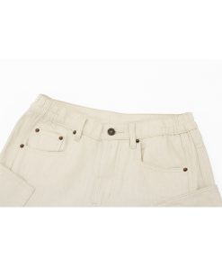 Loose Wide-Leg Curved Knife Pants for Women - Casual American Streetwear Denim - Summer 2025 Fashion Trend