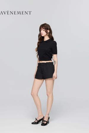Low-Waist Slimming Buttock Denim Shorts for Women - Casual Versatile Solid Color Hot Pants for Summer