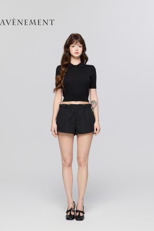 Low-Waist Slimming Buttock Denim Shorts for Women - Casual Versatile Solid Color Hot Pants for Summer