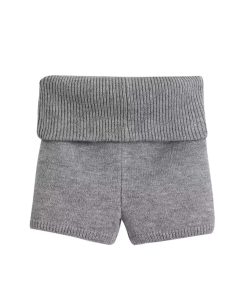 Low-Waist Vertical Striped Knitted Shorts for Women - Body-Hugging Slim Fit Elastic Hot Pants for Casual Homewear