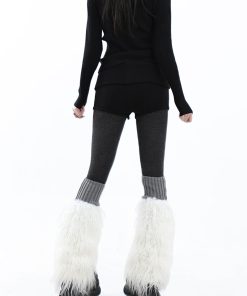 Low-Waist Vertical Striped Knitted Shorts for Women - Body-Hugging Slim Fit Elastic Hot Pants for Casual Homewear