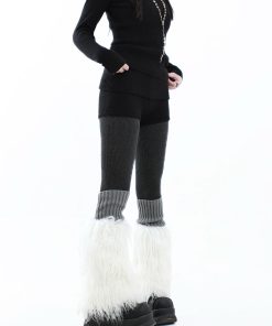 Low-Waist Vertical Striped Knitted Shorts for Women - Body-Hugging Slim Fit Elastic Hot Pants for Casual Homewear