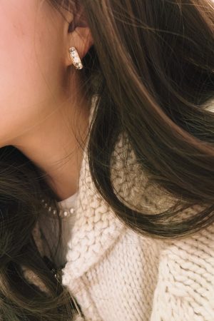 Luxury Exquisite Zircon Small Niche Design High-End 925 Pure Silver Needle Earrings for Elegant Fashion Statement