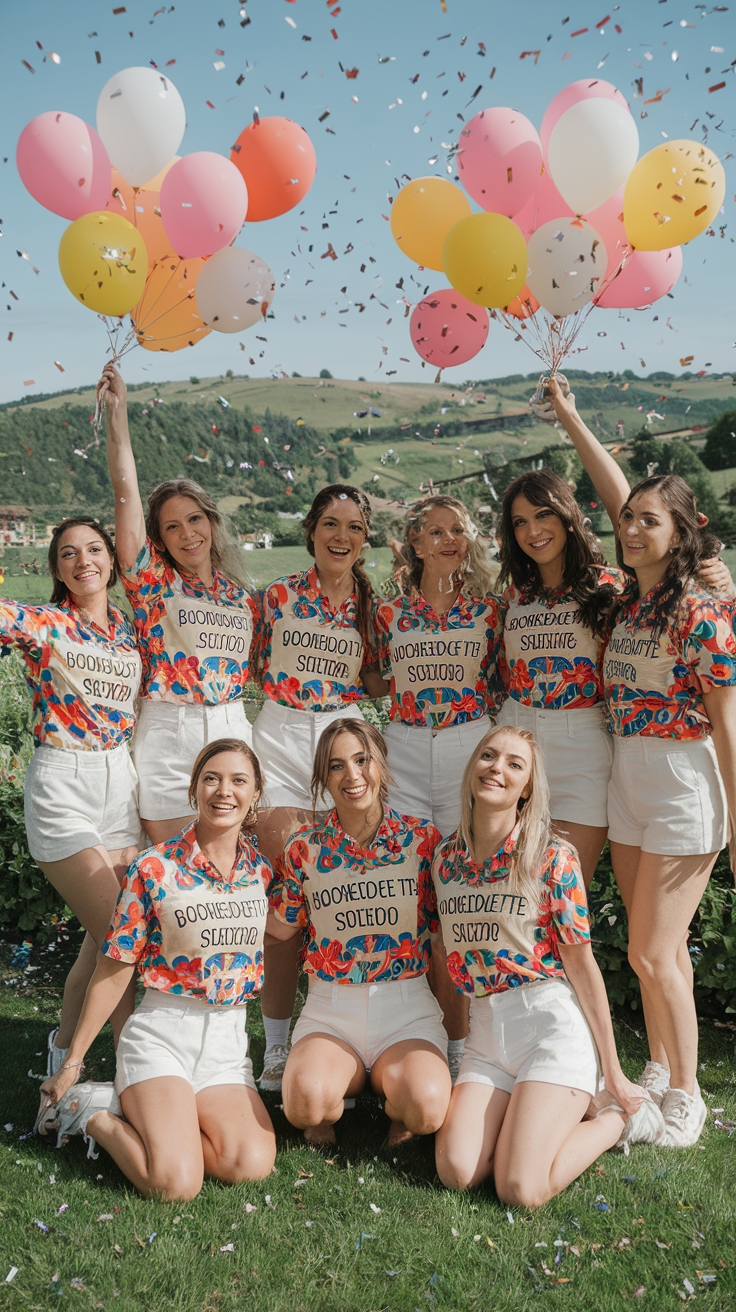 Matching Bachelorette Shirts: Fun Outfits for Bridal Parties outfit idea