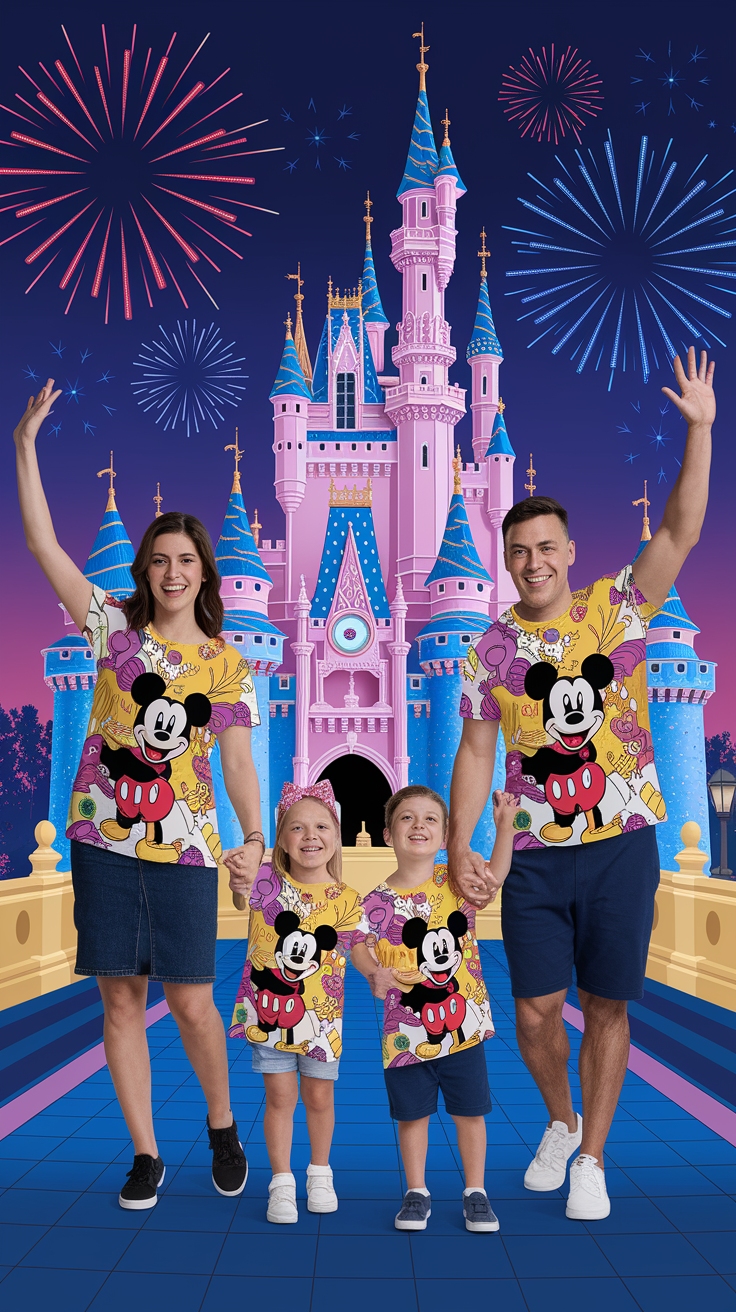 The Best Matching Disney Shirts for Family Fun outfit idea