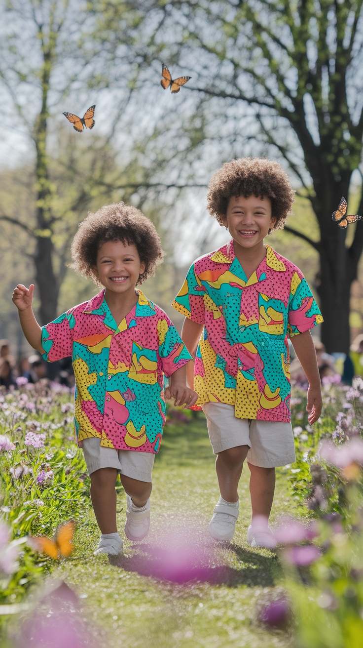 Adorable Matching Sibling Shirts for Family Unity outfit idea