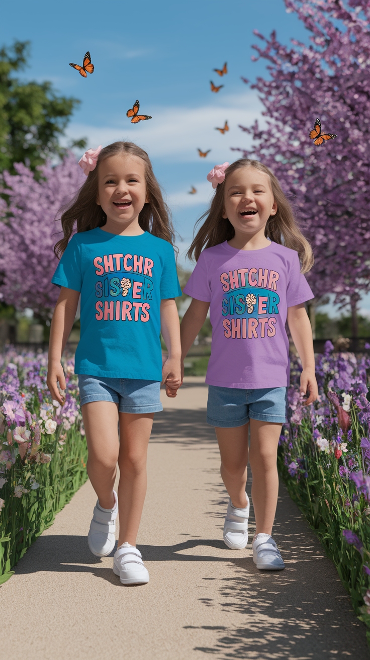 Stylish Matching Sister Shirts for Every Occasion outfit idea