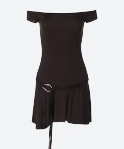 Maxi Skirt Outfits, Mode Inspiration - Grunge Off Shoulder Mini Dress