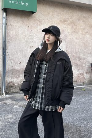 Men's 2025 Winter Arc Deconstruction Flight Jacket, Thick Padded Cotton Coat, Designer Niche American Style, Fashionable Outerwear