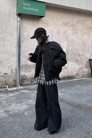 Men's 2025 Winter Arc Deconstruction Flight Jacket, Thick Padded Cotton Coat, Designer Niche American Style, Fashionable Outerwear