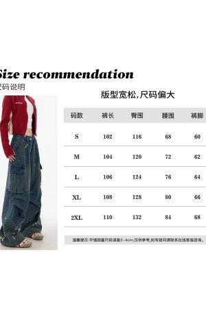 Men's American Street Style Spray Paint Workwear Jeans, Wide-Leg Straight Pants with Large Pockets, High Street Fashion