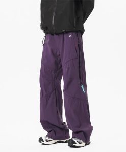 Men's American-Style Cargo Pants for Hiking - Functional Summer Outdoor Mountain Wear, High Street Casual Sports Pants