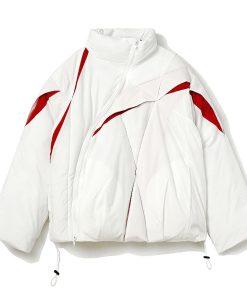 Men's American-Style Thick Cotton Jacket - Trendy Loose Fit Stand Collar Winter Coat 2025