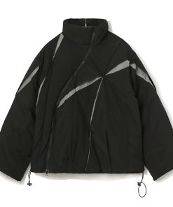 Men's American-Style Thick Cotton Jacket - Trendy Loose Fit Stand Collar Winter Coat 2025