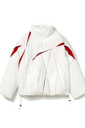 Men's American-Style Thick Cotton Jacket - Trendy Loose Fit Stand Collar Winter Coat 2025
