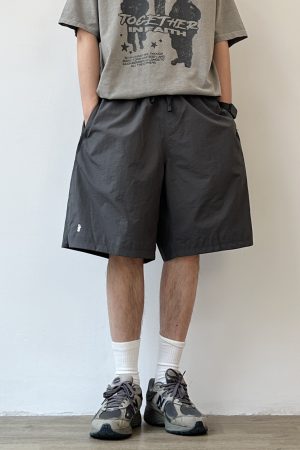 Men's and Women's Lightweight Quick-Dry Cargo Shorts - Versatile Straight-Leg Design for Summer Outdoor Sports