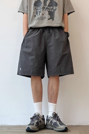 Men's and Women's Lightweight Quick-Dry Cargo Shorts - Versatile Straight-Leg Design for Summer Outdoor Sports