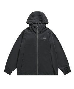 Men's and Women's Lightweight UV Protection Hooded Sun Shirt - Summer Ice Silk Cooling Clothing for Outdoor Activities