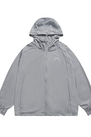 Men's and Women's Lightweight UV Protection Hooded Sun Shirt - Summer Ice Silk Cooling Clothing for Outdoor Activities