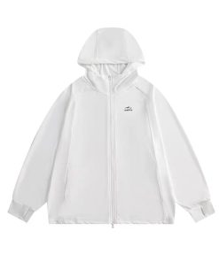 Men's and Women's Lightweight UV Protection Hooded Sun Shirt - Summer Ice Silk Cooling Clothing for Outdoor Activities