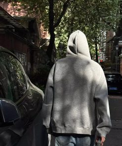 Men's and Women's Retro Plaid Hooded Cardigan Sweatshirt - American-Style Loose Fit Two-Piece Jacket for Spring and Autumn