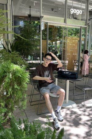 Men's Casual Gray Shorts, Summer Quick-Dry Loose Straight-Leg Style, American 90s-Inspired High-End Fashion