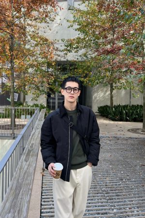 Men's Casual Loose Fit Winter Jacket, 90% White Duck Down, Lapel Design, Stylish and Warm Outerwear for Cold Weather