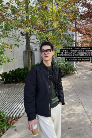 Men's Casual Loose Fit Winter Jacket, 90% White Duck Down, Lapel Design, Stylish and Warm Outerwear for Cold Weather