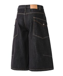 Men's Cowboy 7/10 Pants - 2025 New Summer Loose Wide-Leg Five-Point with Side Pockets - Casual Y2K Style