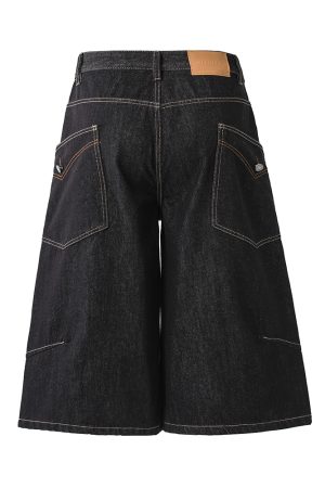 Men's Cowboy 7/10 Pants - 2025 New Summer Loose Wide-Leg Five-Point with Side Pockets - Casual Y2K Style