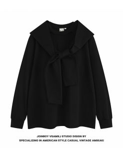 Men's Fleece Shawl Sweatshirt - American Style Hip-Hop Fake Two-Piece Top for Couples - 2025 Winter Trend