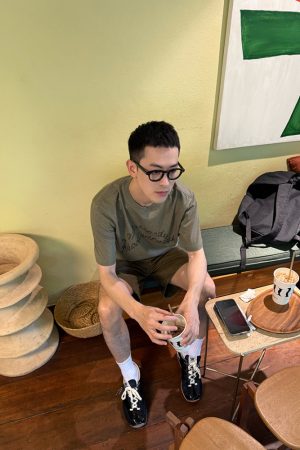 Men's Green Letter Print Short Sleeve T-Shirt - Summer Casual Loose Fit American Street Style